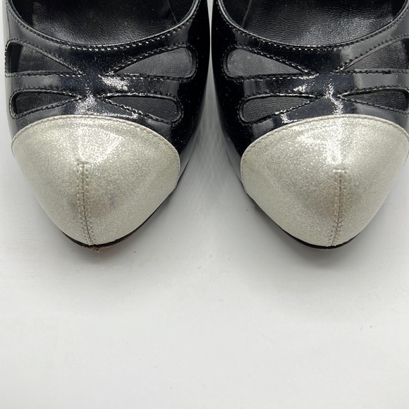 Authentic used Chanel heels size 37.5. I’m a size 6.5/7 and fits me perfectly. - Picture 8 of 8